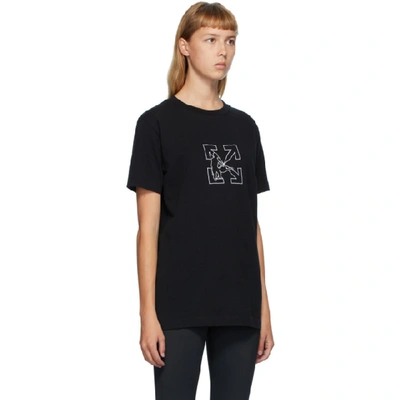 Shop Off-white Black Workers T-shirt In Black/white