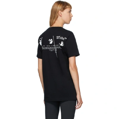 Shop Off-white Black Workers T-shirt In Black/white