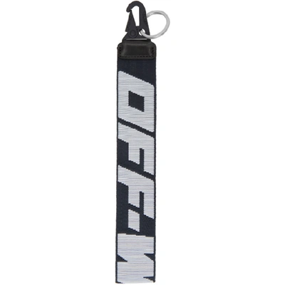 Shop Off-white Navy Industrial 2.0 Keychain In Blue