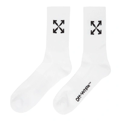 Shop Off-white White Arrows Sport Socks