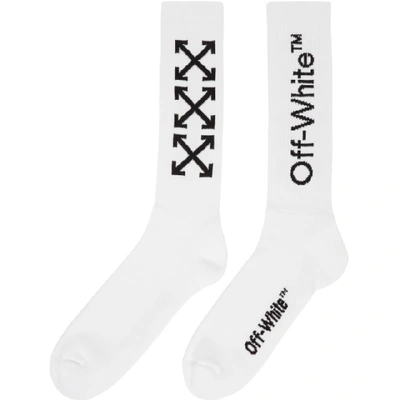 Shop Off-white White Arrows Socks