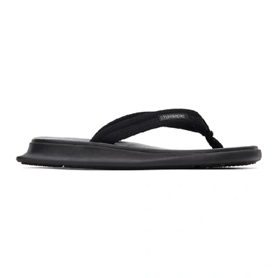 MASTERMIND WORLD 黑色 HAVAIANAS 联名 TRAD ZORI 人字拖