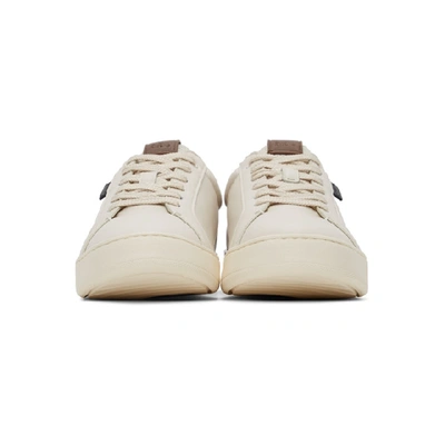 Shop Coach 1941 Off-white Lowline Low Top Sneakers In Chalkblk