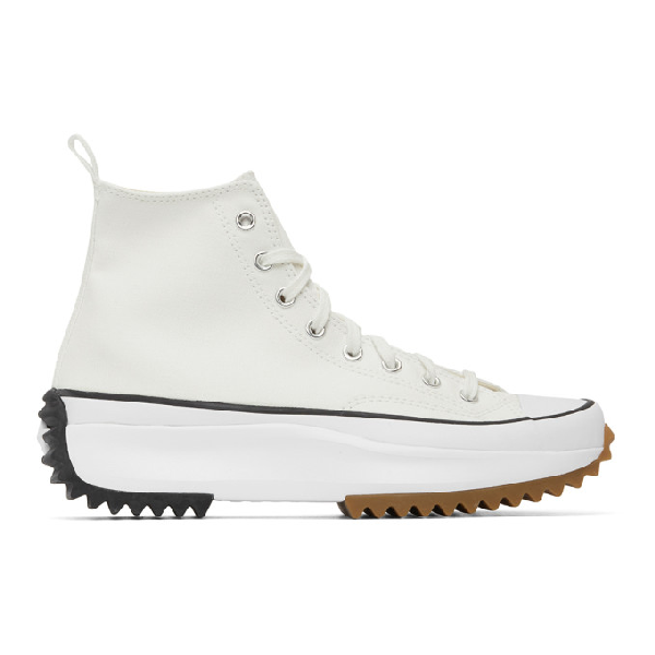 converse high top white platform
