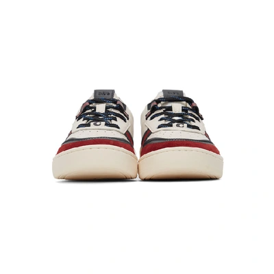 Shop Coach 1941 Beige Colorblock Citysole Court Sneakers In Qwsdkcard