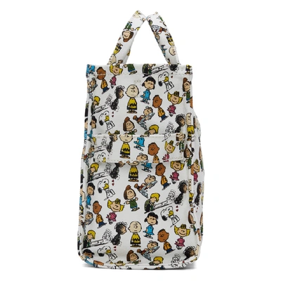 Shop Marc Jacobs Multicolor Peanuts Edition The Small Traveler Tote In 101 White M