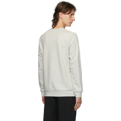 Shop A.p.c. Grey Michel Sweatshirt In Paa Ecruchi