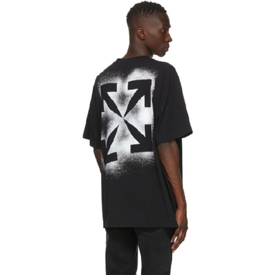 Shop Off-white Black Stencil Arrows T-shirt