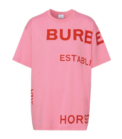 Shop Burberry Horseferry Print Oversized T-shirt