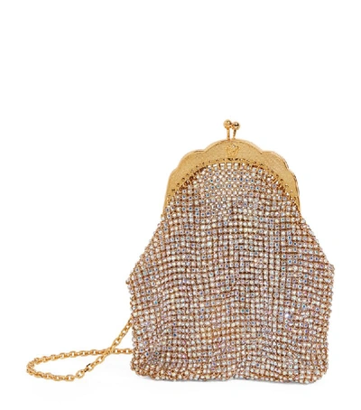 Shop Versace Embellished Shoulder Bag