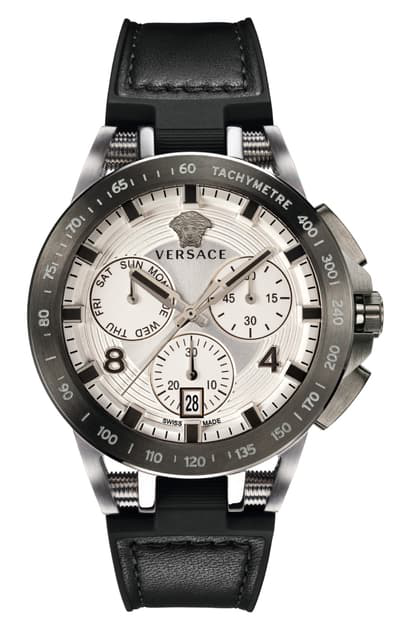 versace silver sport tech watch