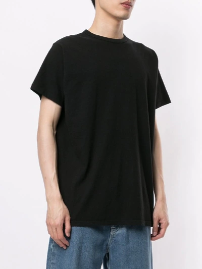 Shop Re/done Round-neck T-shirt In Black