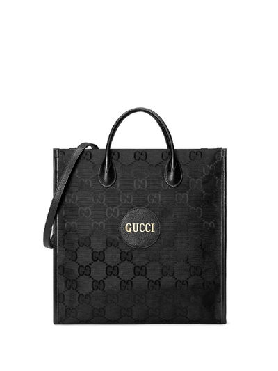 Shop Gucci Off The Grid Gg Supreme Canvas Tote Bag In Black