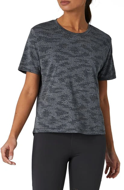 Shop New Balance Speed Jacquard Shirt In Heather Charcoal