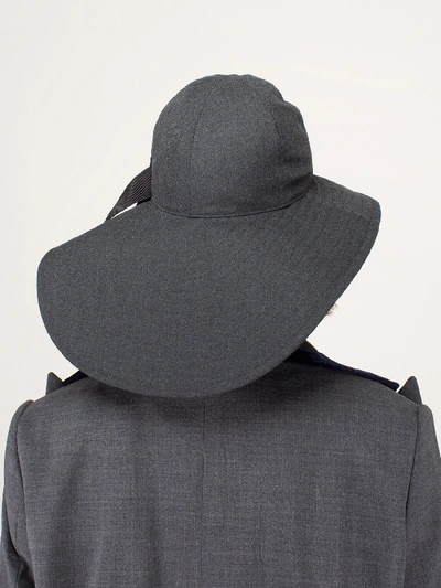 Shop Sacai Suiting Hat Grey