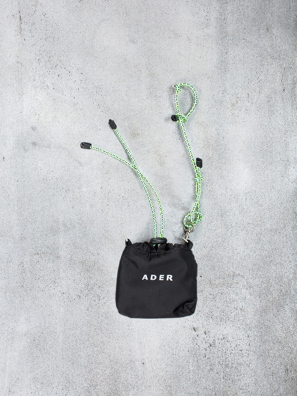 Ader Error Mini Pocket Bag In Black Modesens