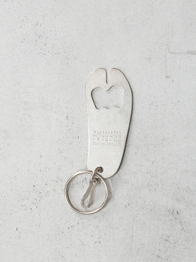 Shop Maison Margiela Key Ring In Metallic