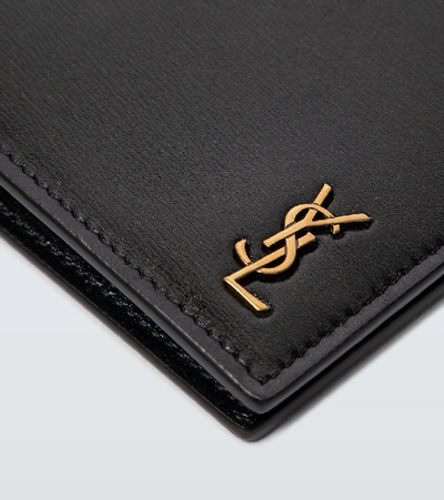 Saint Laurent East West Billfold Wallet In Black