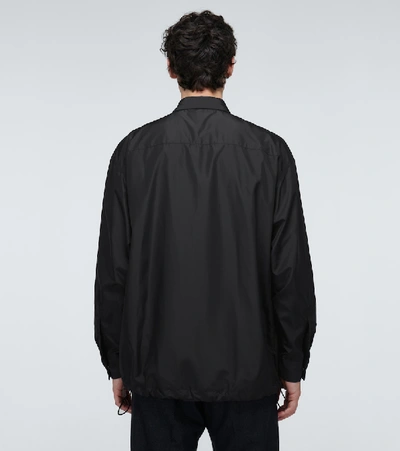 Shop Bottega Veneta Coach Nylon Jacket In Black