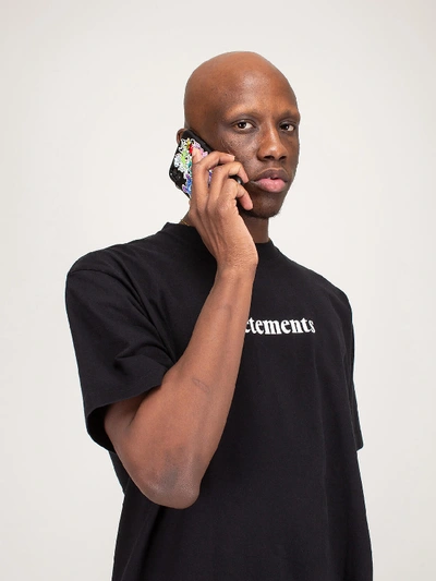 Shop Vetements Monster Stickers Iphone Case Xs Max In Black