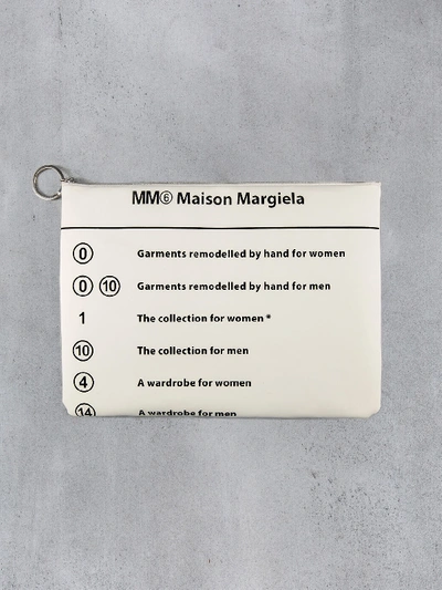 Shop Mm6 Maison Margiela Laptop Case White
