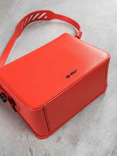 Shop Off-white Flap Bag Coral Red