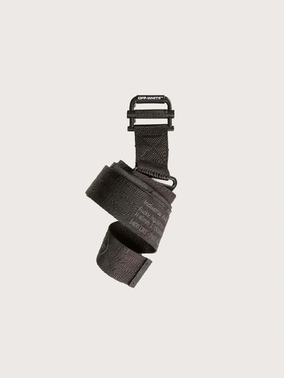 Shop Off-white Climbing Velcro Belt In Black