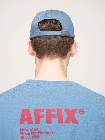 Shop Affix Basic Twill Cap In Blue
