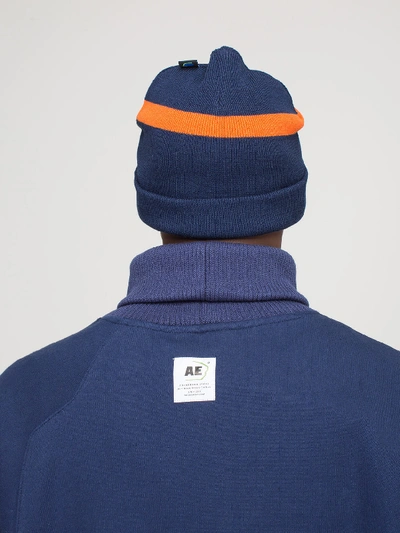 Shop Ader Error Stone Logo Beanie In Mixed