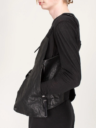 Shop Boris Bidjan Saberi Leather Vest In Black