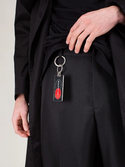 Shop Balenciaga Keychain In Black