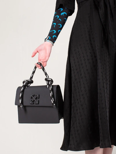 Buy Off-White Gummy Jitney 2.8 Shoulder Bag 'Black' - OWNA090R21LEA0071000