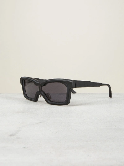 Shop Kuboraum E10 Black Matt Sunglasses