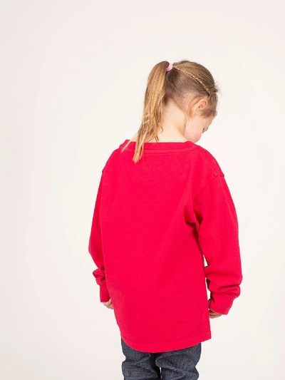 Shop Balenciaga Kids Printed Paris T-shirt In Red