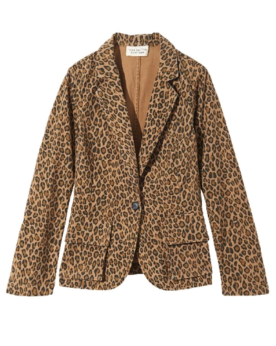 Shop Nili Lotan Addison Blazer In Leopard Print