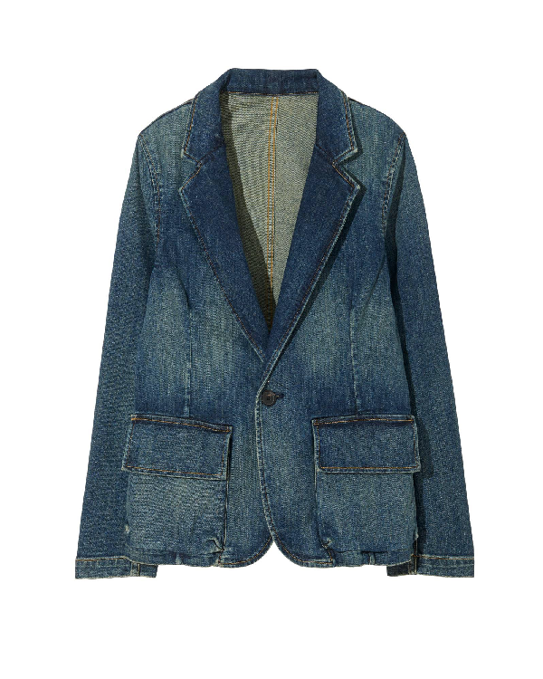 nili lotan denim blazer