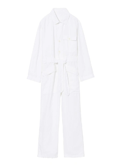 Shop Nili Lotan Aria Jumpsuit In White