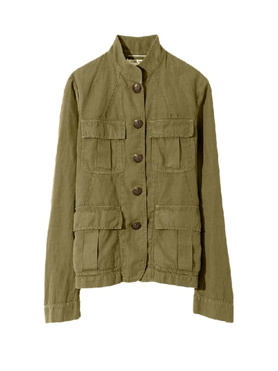 Shop Nili Lotan Cambre Jacket In Uniform Green