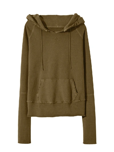 Shop Nili Lotan Janie Hoodie In Army Green