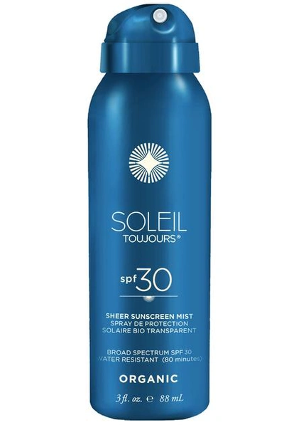 Shop Soleil Toujours Organic Sheer Sunscreen Mist Spf 30