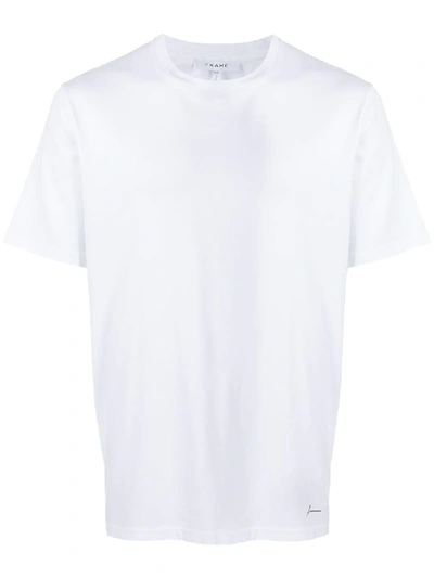 Shop Frame Slim Fit T-shirt In White
