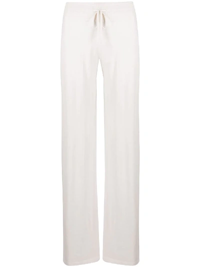 Shop Malo Drawstring Track Trousers In Neutrals
