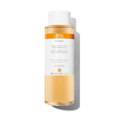 Shop Ren Clean Skincare Supersize Ready Steady Glow Daily Aha Tonic 500ml (worth £50.00)