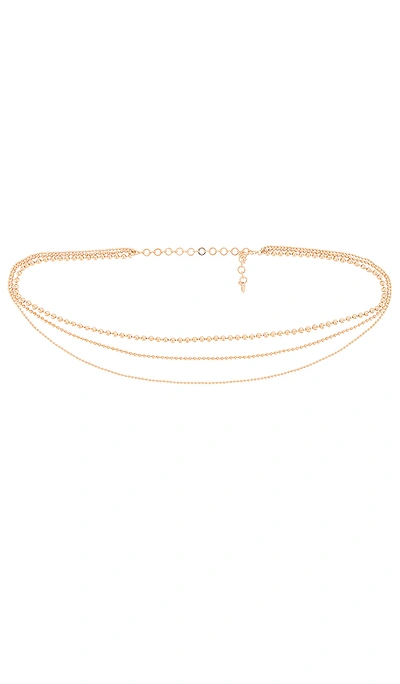 Shop Ettika Bead Belly Chain In Gold