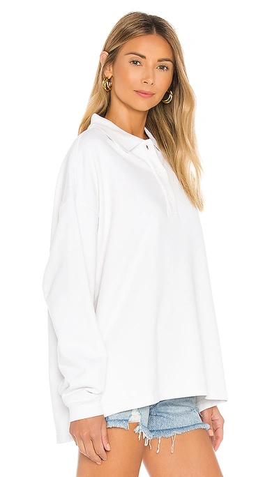 Shop Anine Bing Tatum Sweatshirt In Ivory