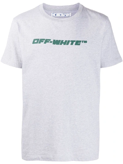 Shop Off-white Trellis Worker Logo T-shirt Grey