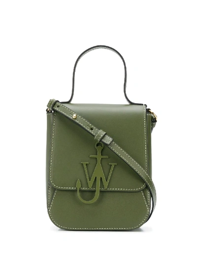 Shop Jw Anderson Top Handle Anchor Bag In Green