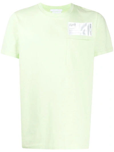 Shop Helmut Lang Industry Heavy T-shirt In Green