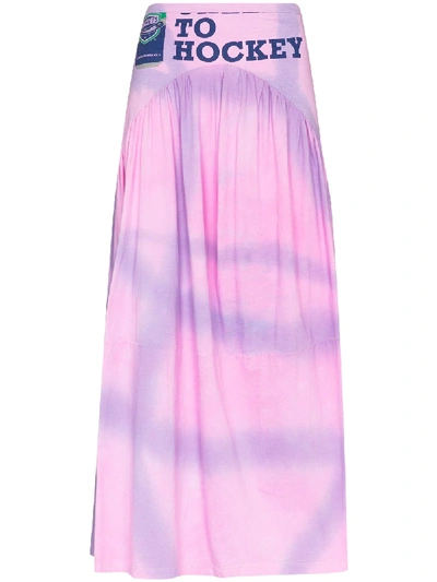 Shop Collina Strada X Browns 50 Mariposa Tie-die Skirt In Pink