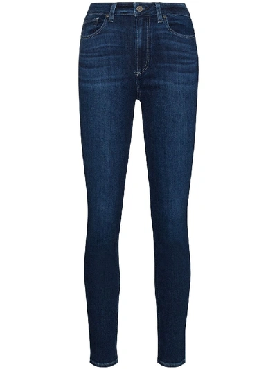Shop Paige Margot Skinny Jeans In Blue